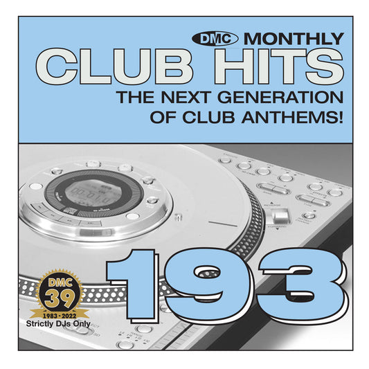 CLUB HITS Volume 193 (un-mixed) - mid August 2022 release