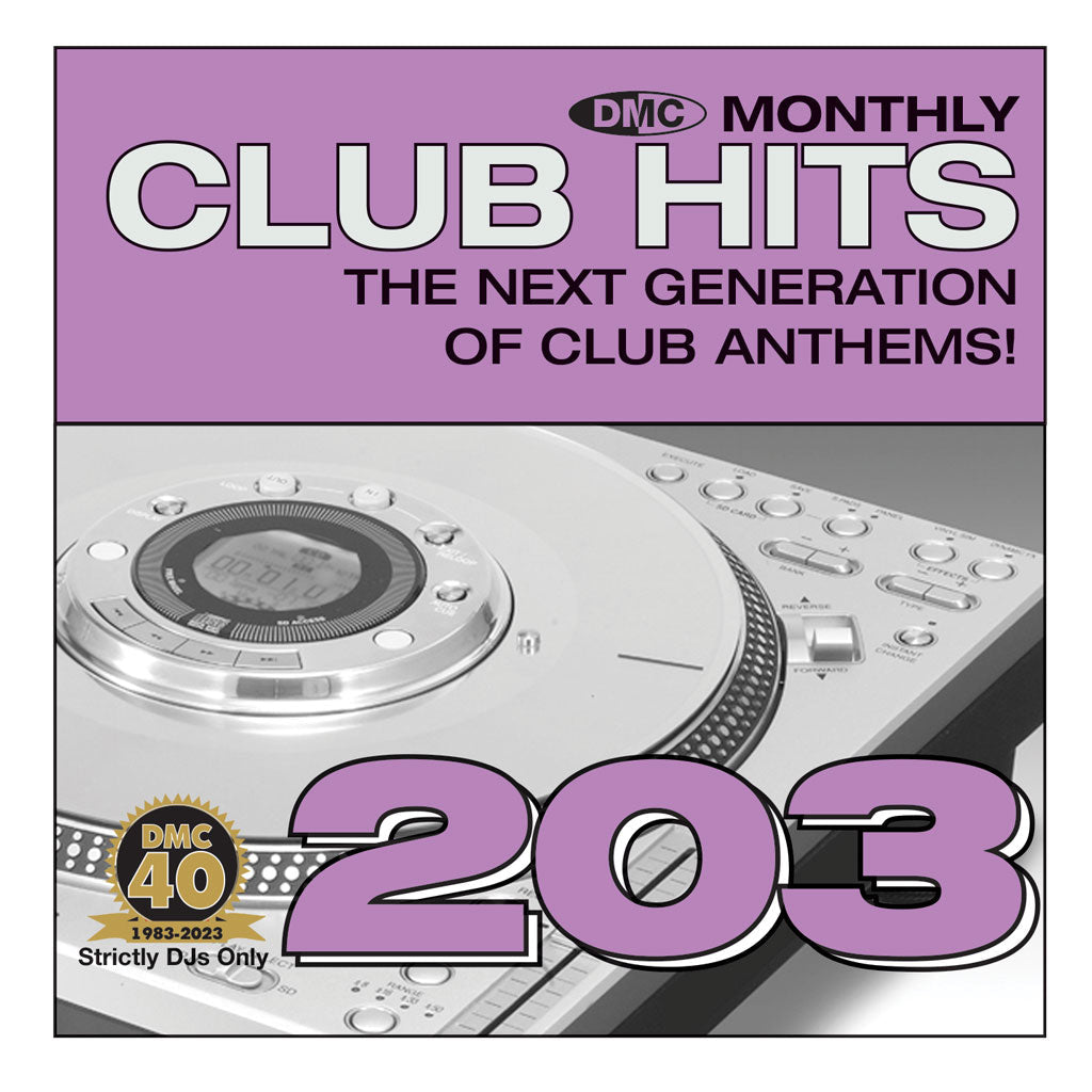 DMC CLUB HITS 203 - June 2023 NEW release