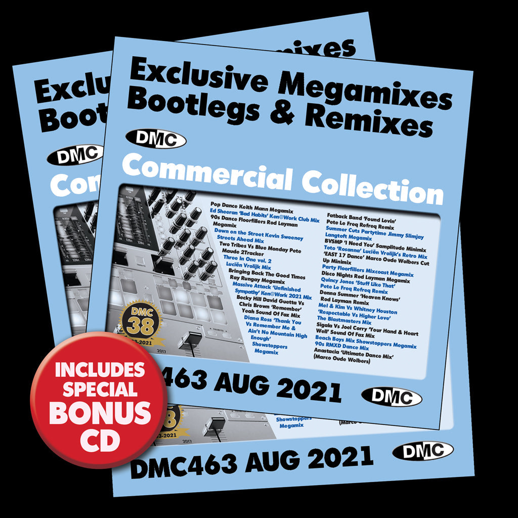 DMC COMMERCIAL COLLECTION 463 - 3 x CD ISSUE - August 2021 release - out now