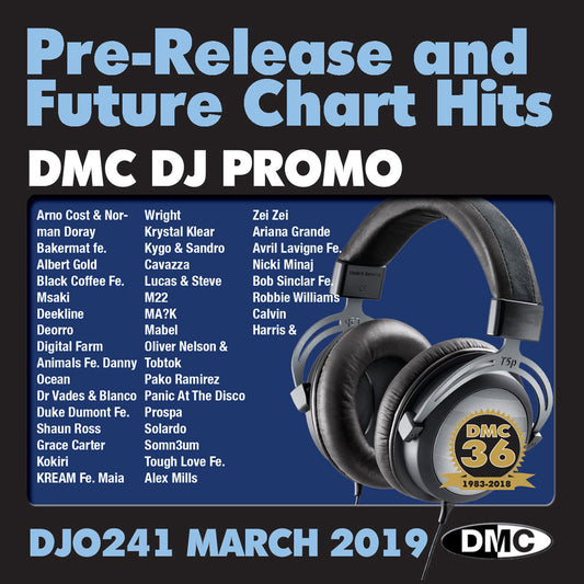 DJ PROMO 241 -  PRE RELEASE AND FUTURE CHART HITS! - March 2019 release