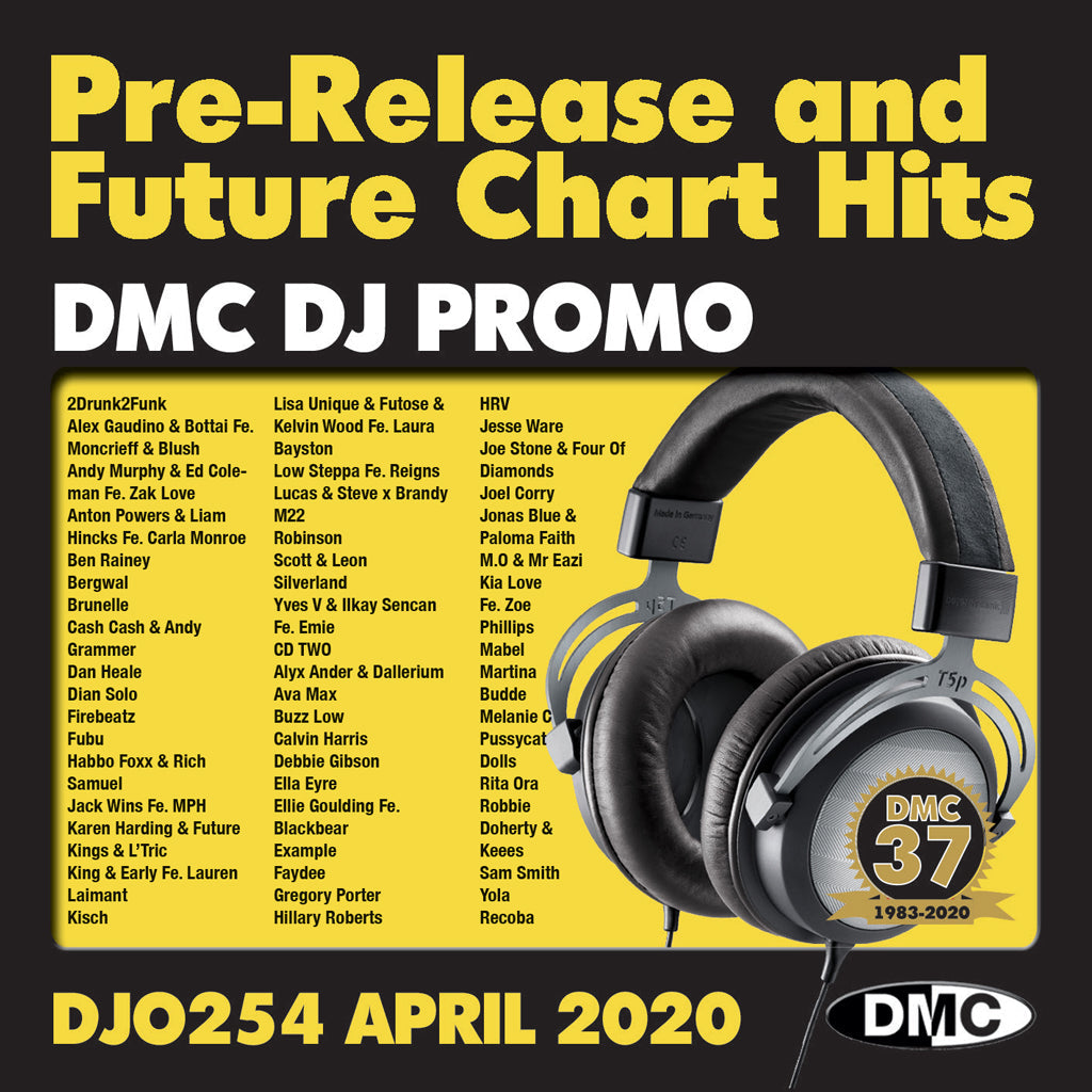 DMC DJ PROMO 254 - PRE RELEASE AND FUTURE CHART HITS (2 x cd) - April 2020