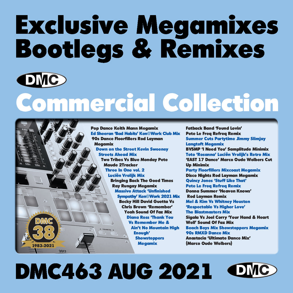 DMC COMMERCIAL COLLECTION 463 - 3 x CD ISSUE - August 2021 release - out now