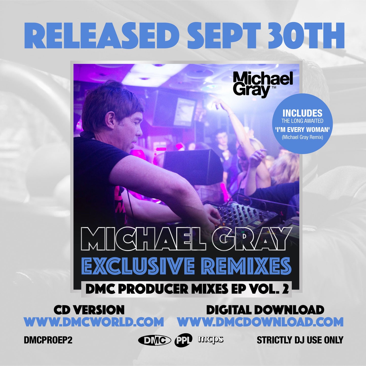 DMC Producer Mixes Ep Vol. 2 Michael Gray CD - remixes exclusive to DMC only
