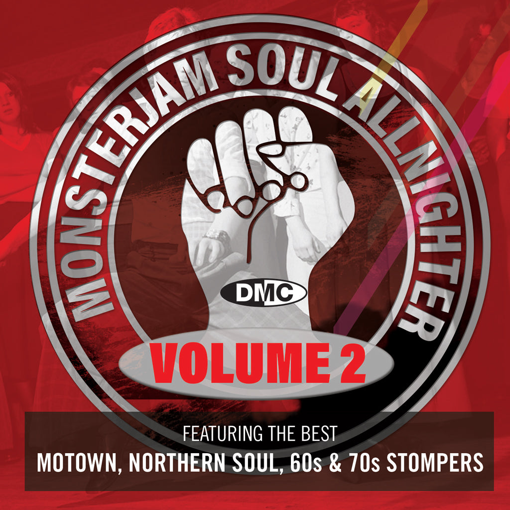 DMC Soul Allnighter Monsterjam Vol. 2 Featuring Tamla Motown, Northern Soul, 60s & 70s Stompers - December 2020 release - New Release