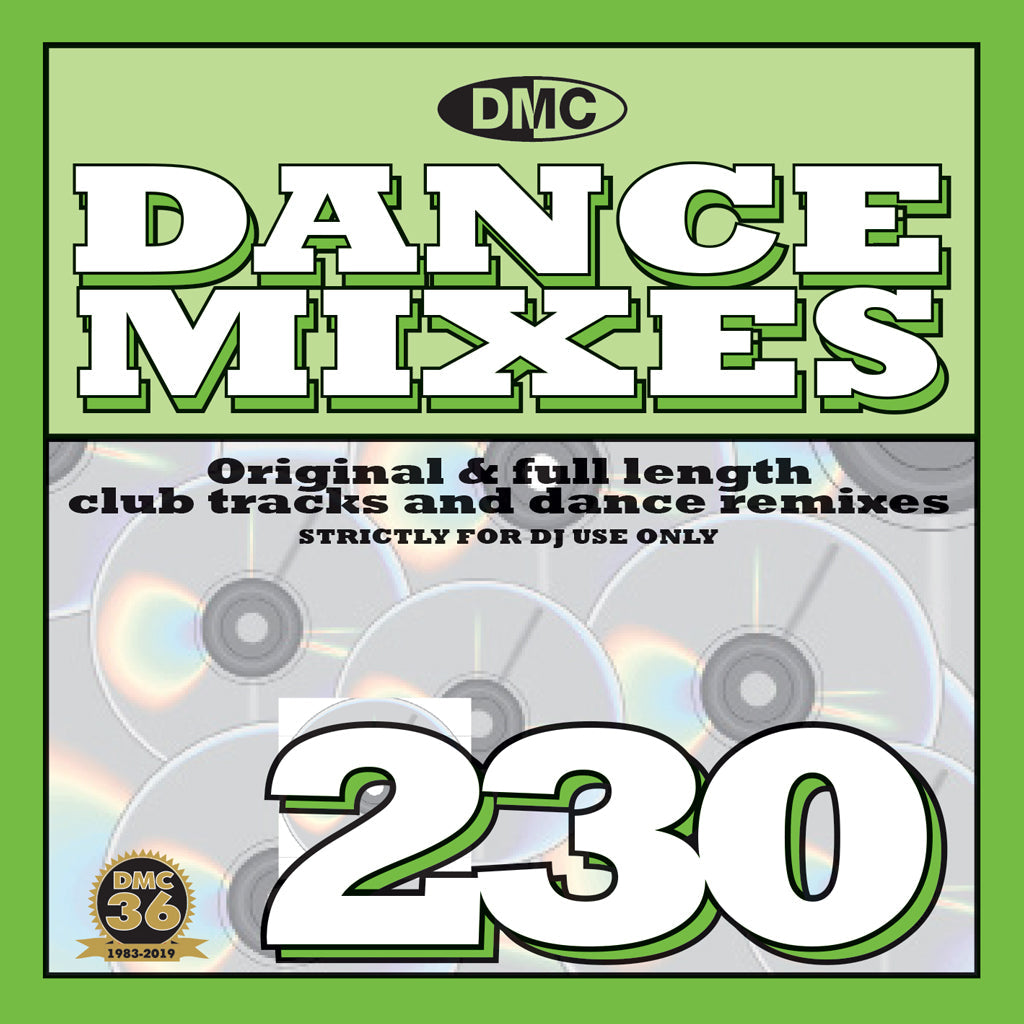 DMC DANCE MIXES 230 - Original & full length club tracks and dance remixes- Release May 2019