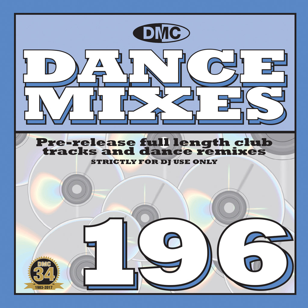 DMC DANCE MIXES 196 Full length club tracks and dance remixes for professional djs - November 2017 release