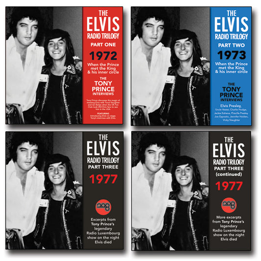The Elvis Radio Triology (4 x cd) Collector's Edition Original recording remastered -Tony Prince's Most Amazing Interviews on 4 CDs