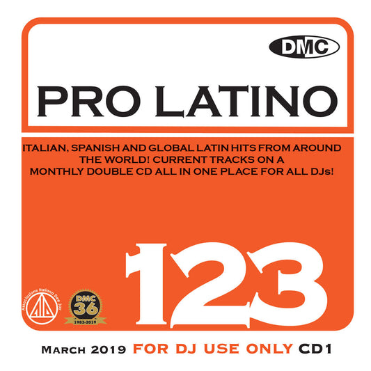 PRO LATINO 123  ITALIAN, SPANISH AND GLOBAL LATIN HITS FROM AROUND THE WORLD