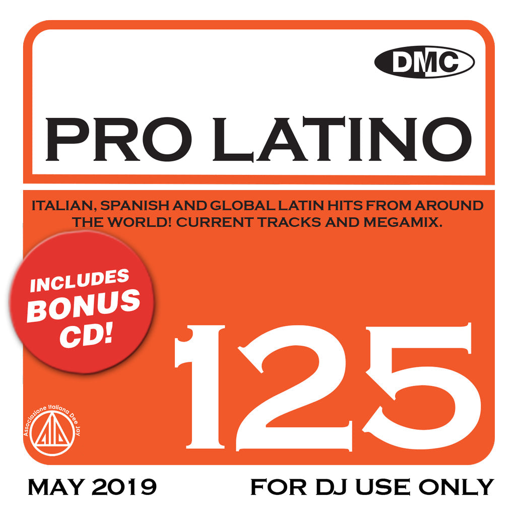 PRO LATINO 125  ITALIAN, SPANISH AND GLOBAL LATIN HITS FROM AROUND THE WORLD - new release
