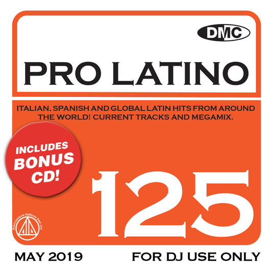 PRO LATINO 125  ITALIAN, SPANISH AND GLOBAL LATIN HITS FROM AROUND THE WORLD - new release