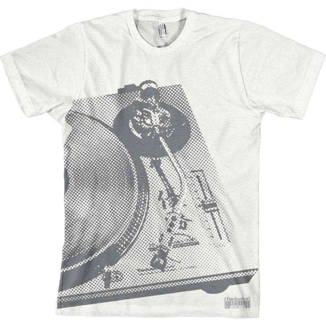 Technics Halftone Deck T. Shirt - Black