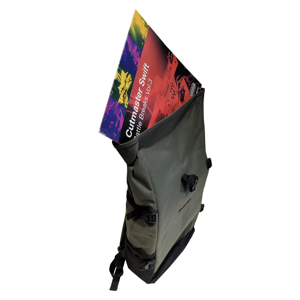 Technics Block Roll-Top Backpack (Olive) - NEW