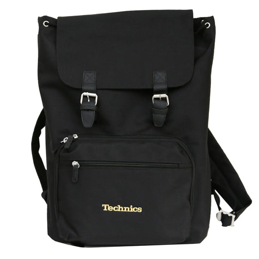 Technics Vinyl / Laptop Rucksack (Gold embroidery)