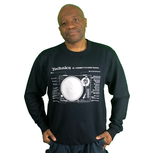 Technics SL-1200MK2 Sweatshirt - Navy Blue