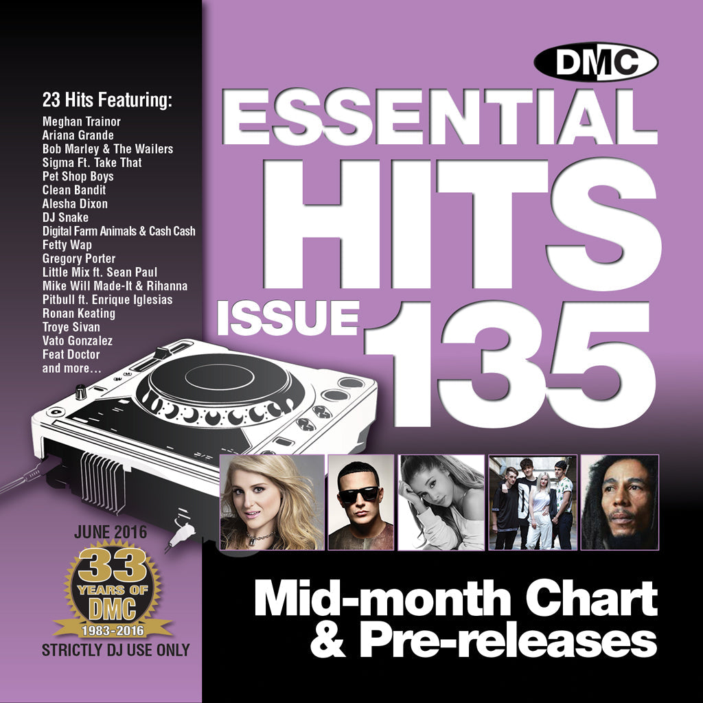 DMC ESSENTIAL HITS 135 - Mid June 2016 release