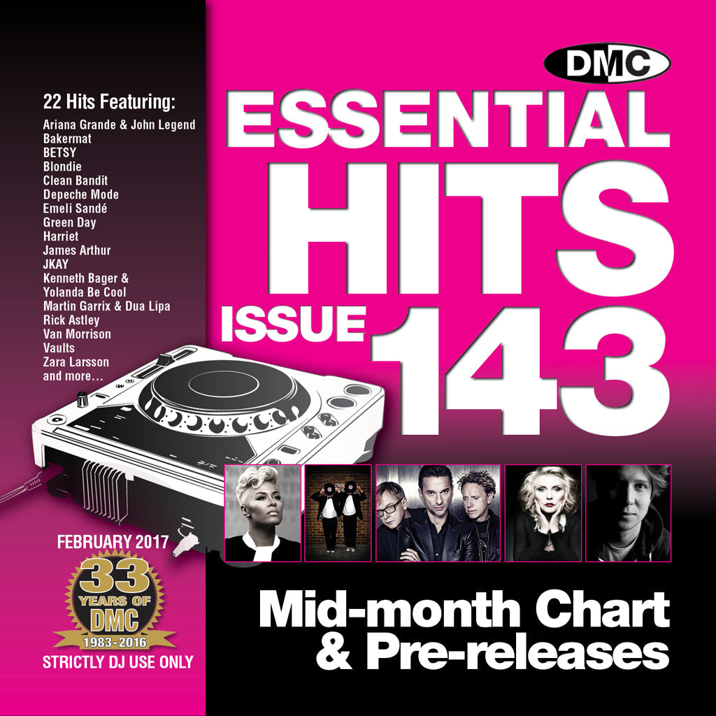 DMC Essential Hits 143 - Mid February 2017 release