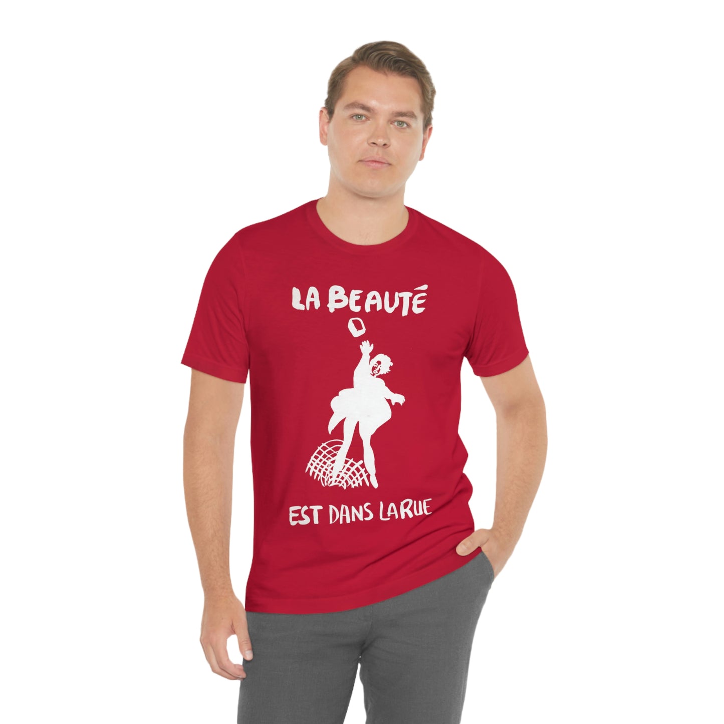The Beauty Is In The Streets - White Print Tee Shirt