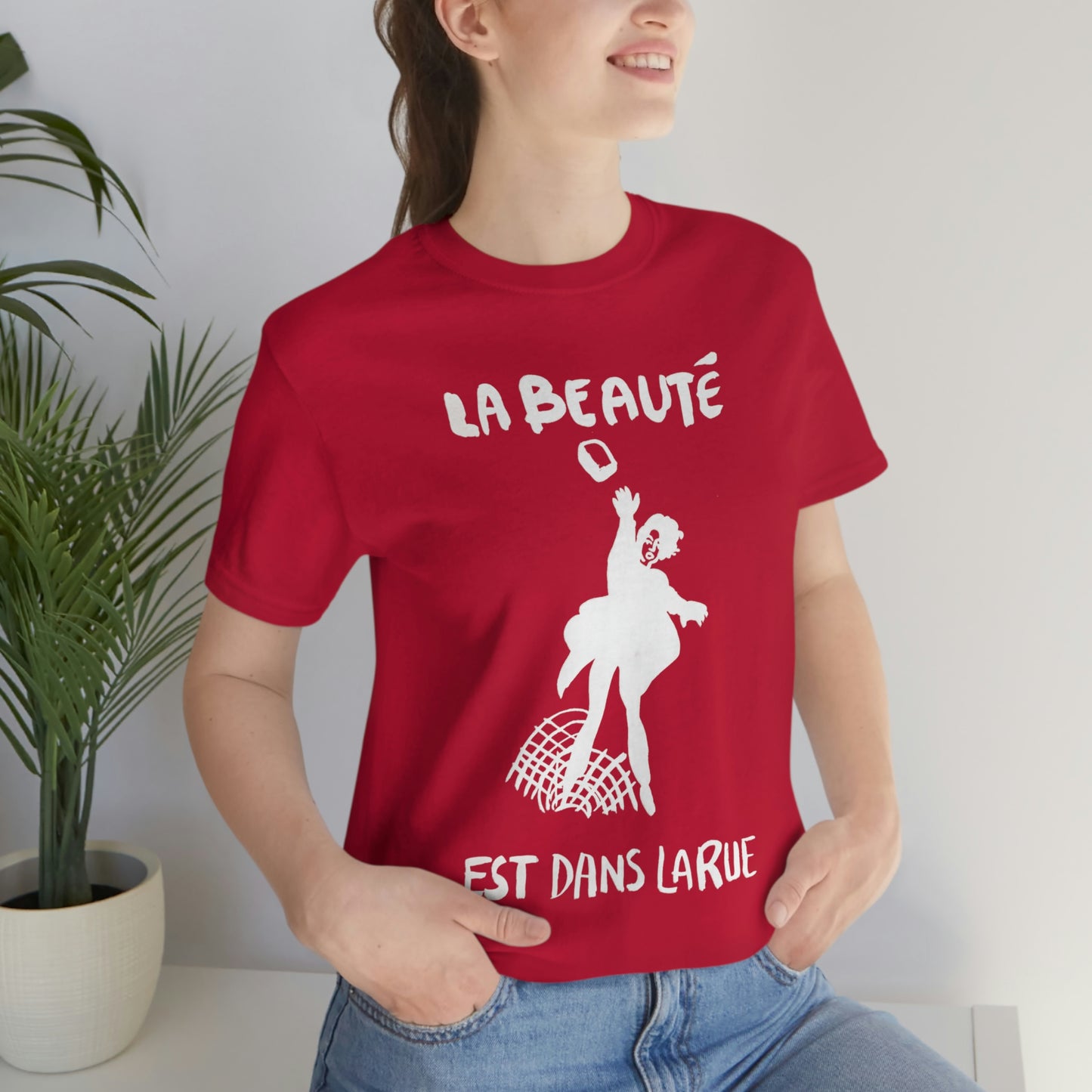 The Beauty Is In The Streets - White Print Tee Shirt