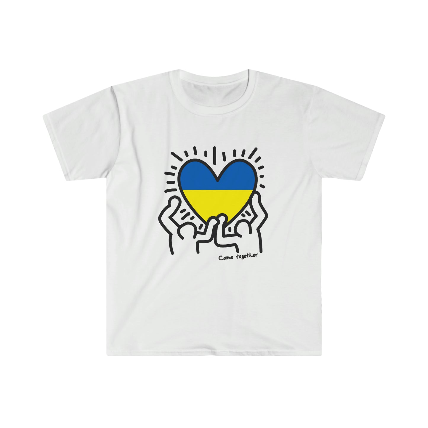Come Togher for Ukraine - Unisex Softstyle T-Shirt