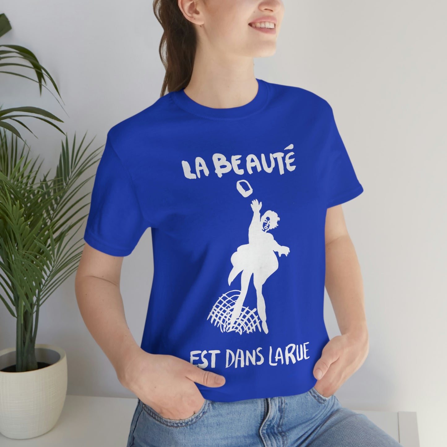 The Beauty Is In The Streets - White Print Tee Shirt