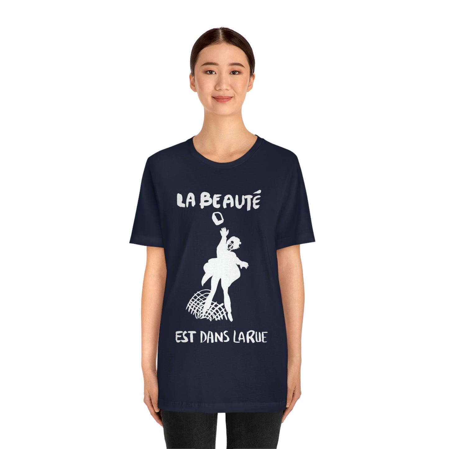 The Beauty Is In The Streets - White Print Tee Shirt