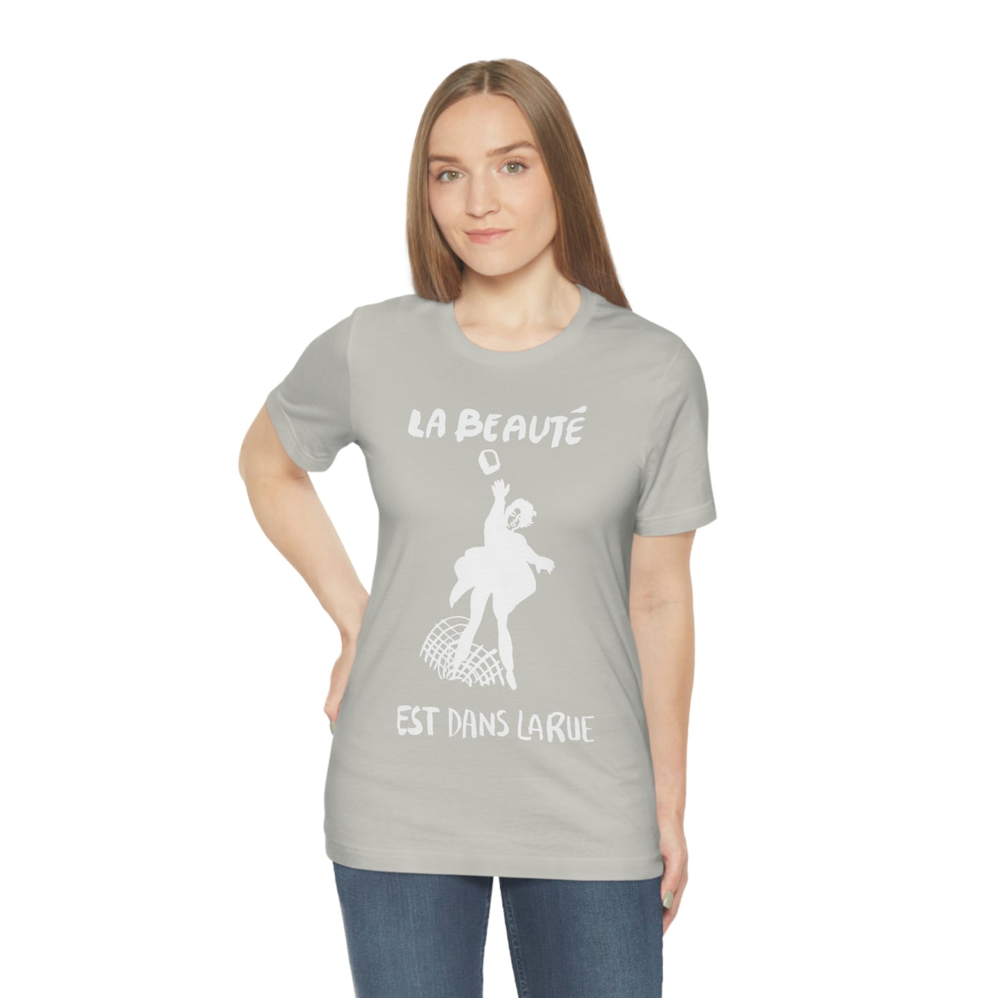 The Beauty Is In The Streets - White Print Tee Shirt