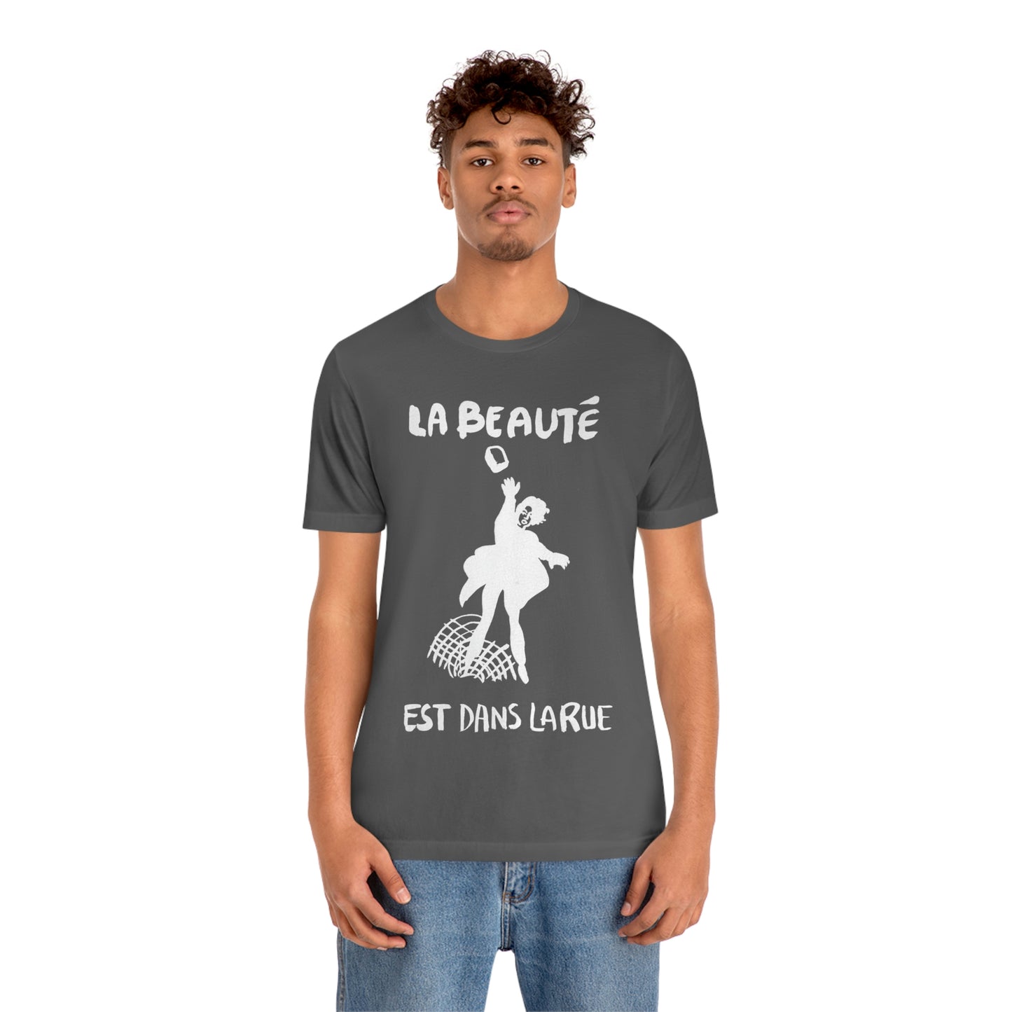 The Beauty Is In The Streets - White Print Tee Shirt