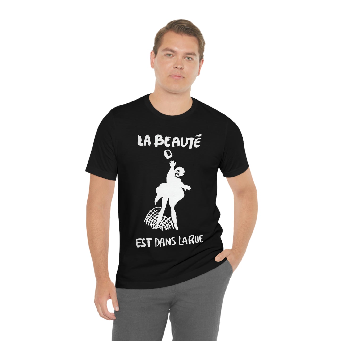 The Beauty Is In The Streets - White Print Tee Shirt