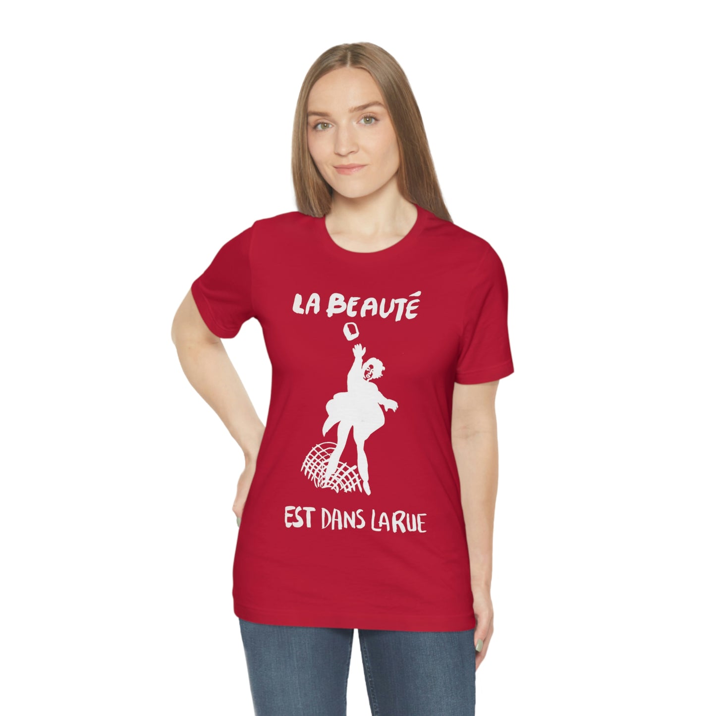 The Beauty Is In The Streets - White Print Tee Shirt