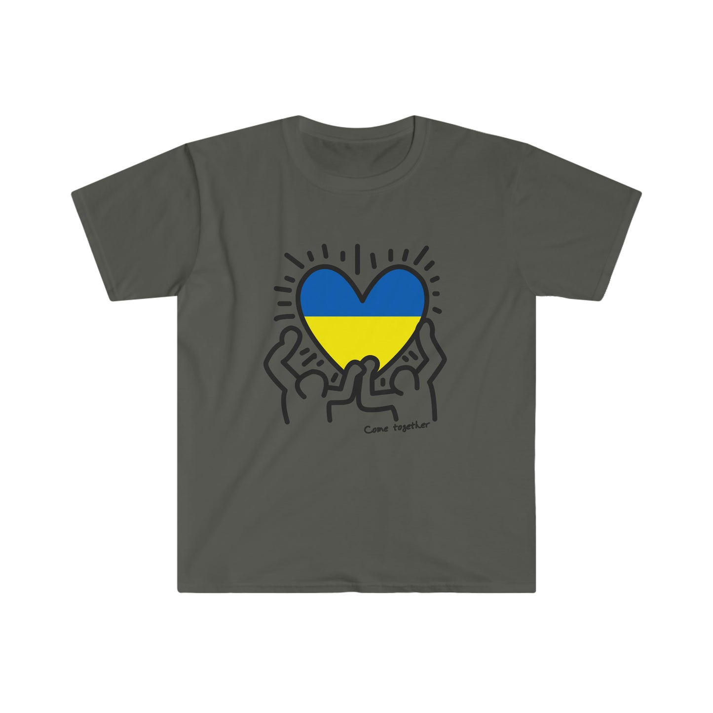 Come Togher for Ukraine - Unisex Softstyle T-Shirt
