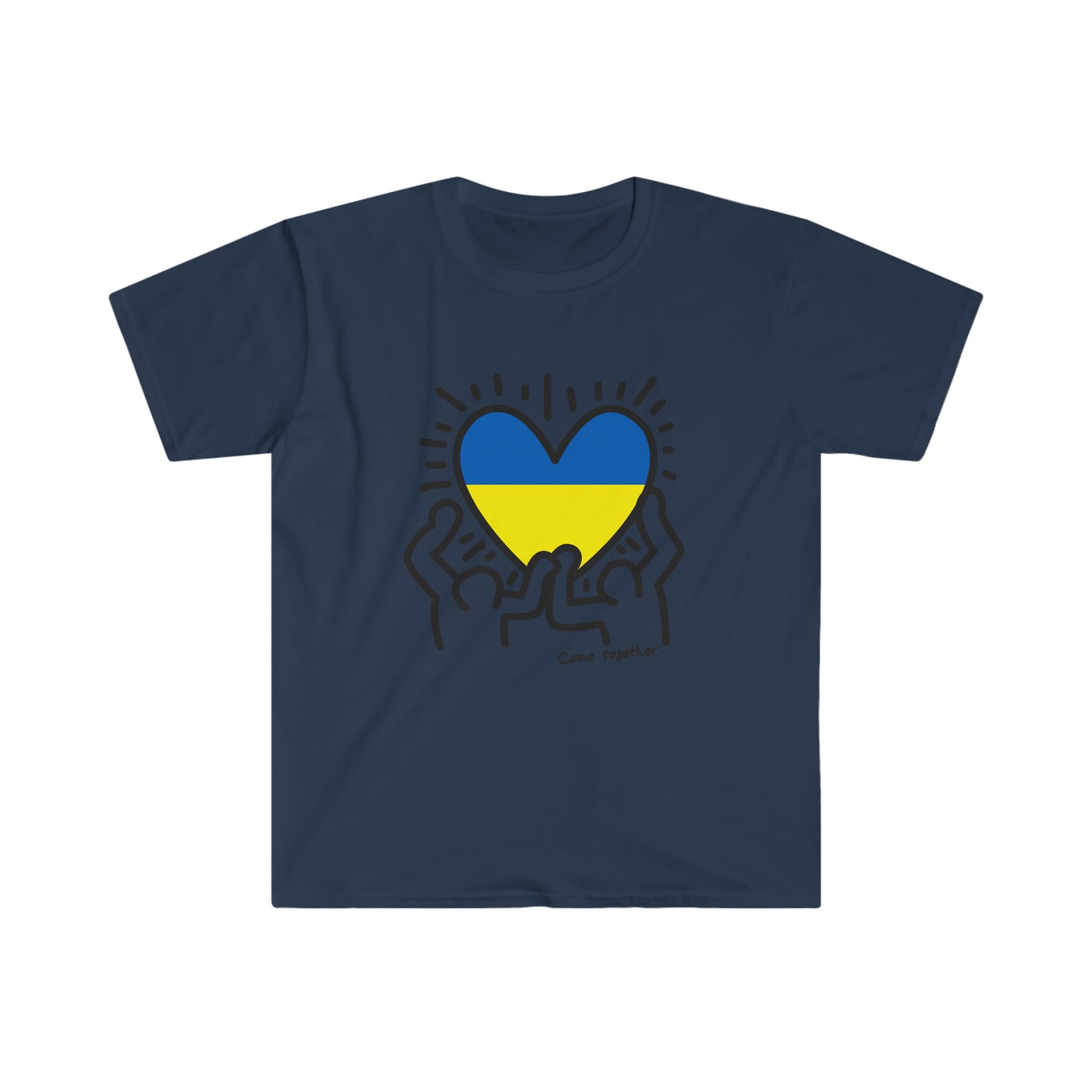 Come Togher for Ukraine - Unisex Softstyle T-Shirt