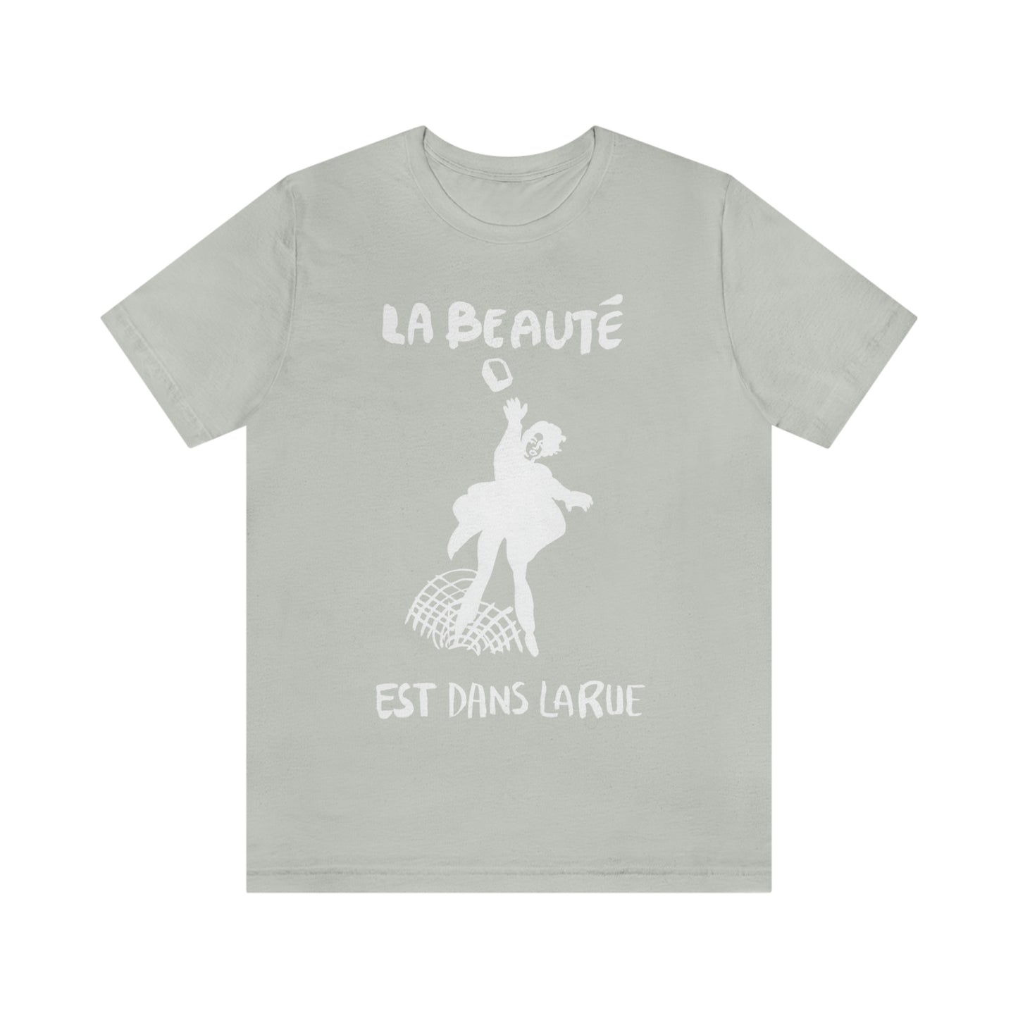 The Beauty Is In The Streets - White Print Tee Shirt