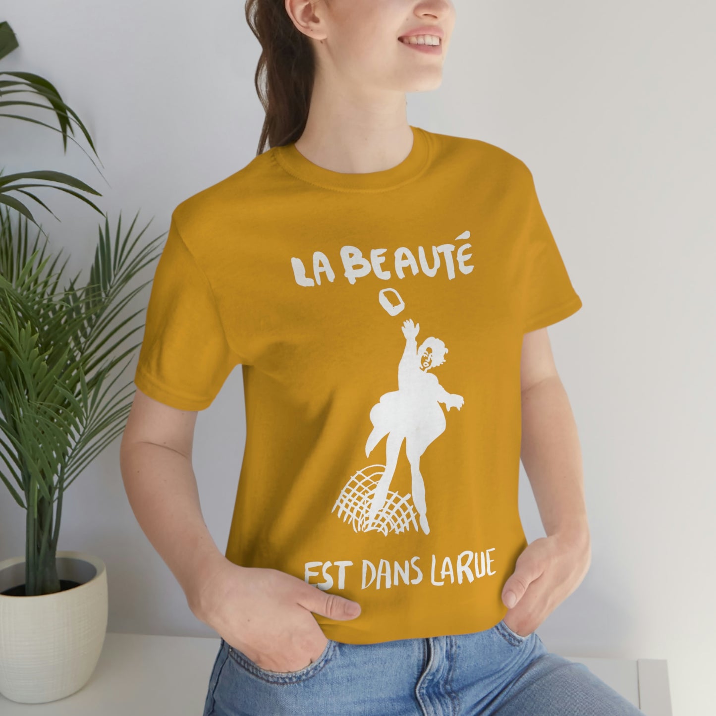 The Beauty Is In The Streets - White Print Tee Shirt