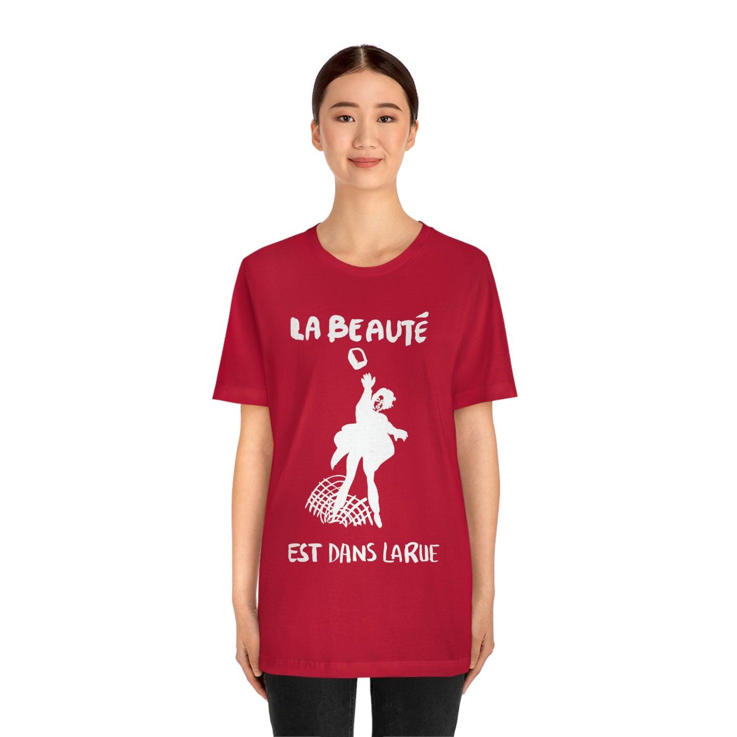 The Beauty Is In The Streets - White Print Tee Shirt