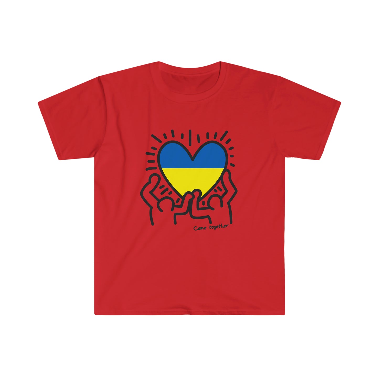Come Togher for Ukraine - Unisex Softstyle T-Shirt
