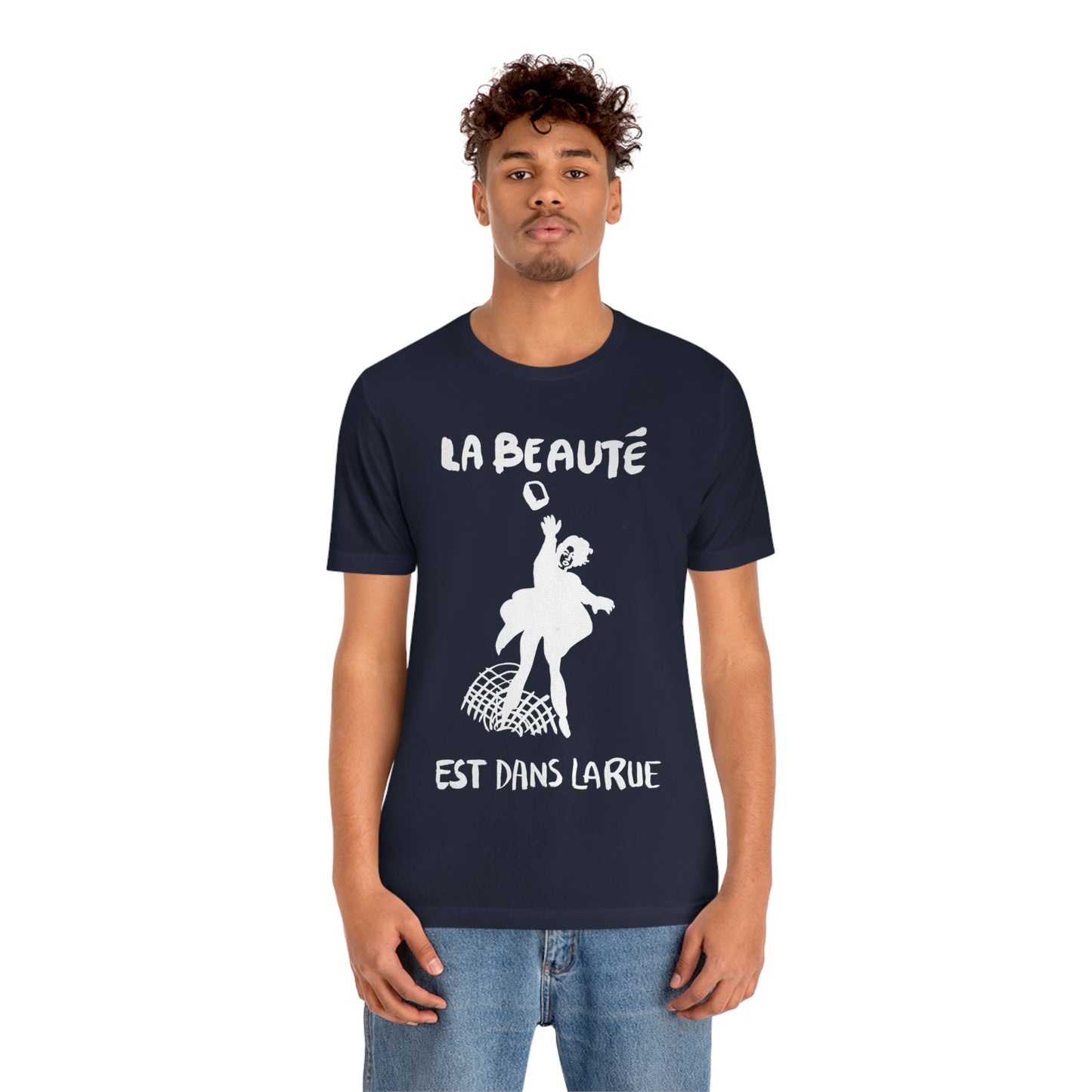 The Beauty Is In The Streets - White Print Tee Shirt