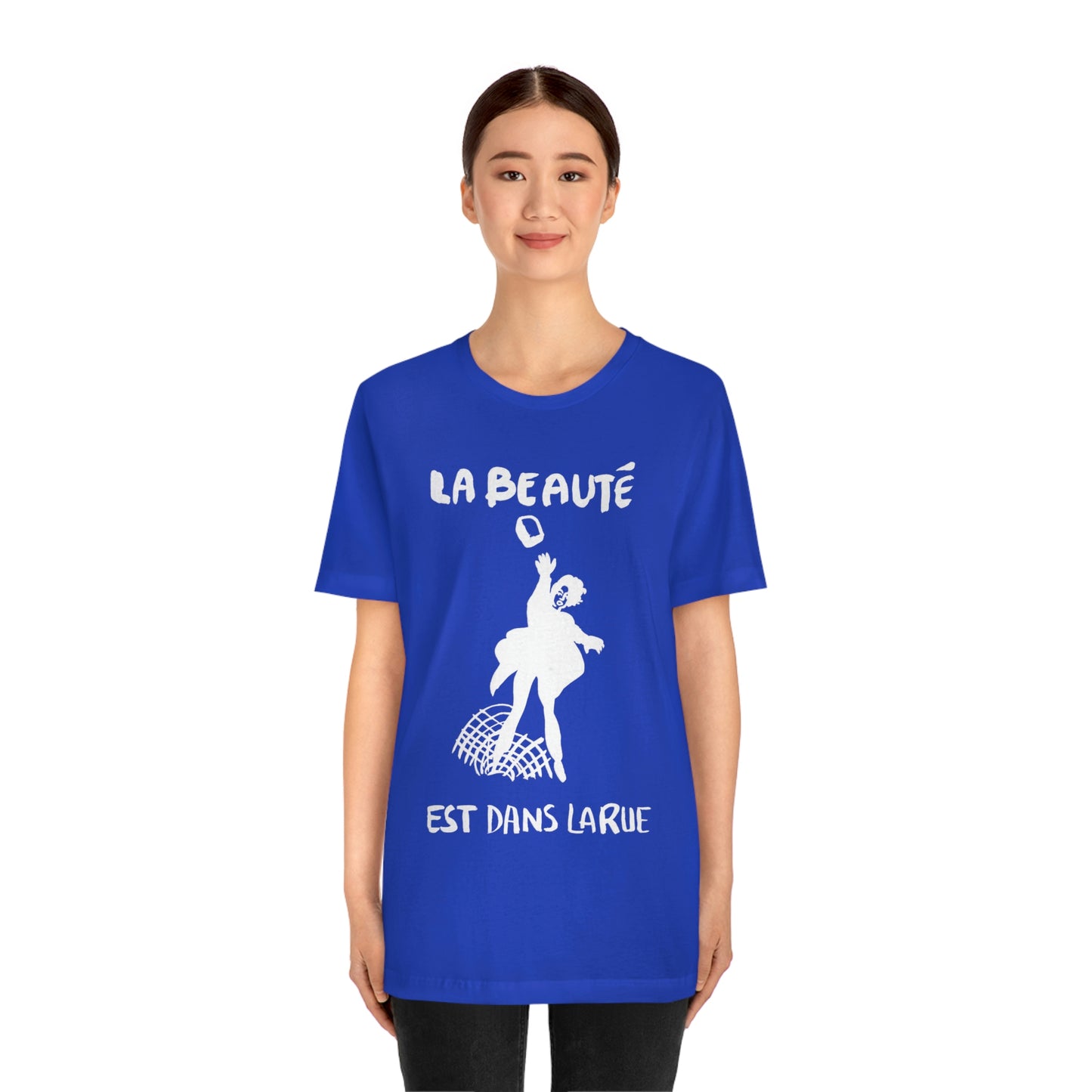 The Beauty Is In The Streets - White Print Tee Shirt