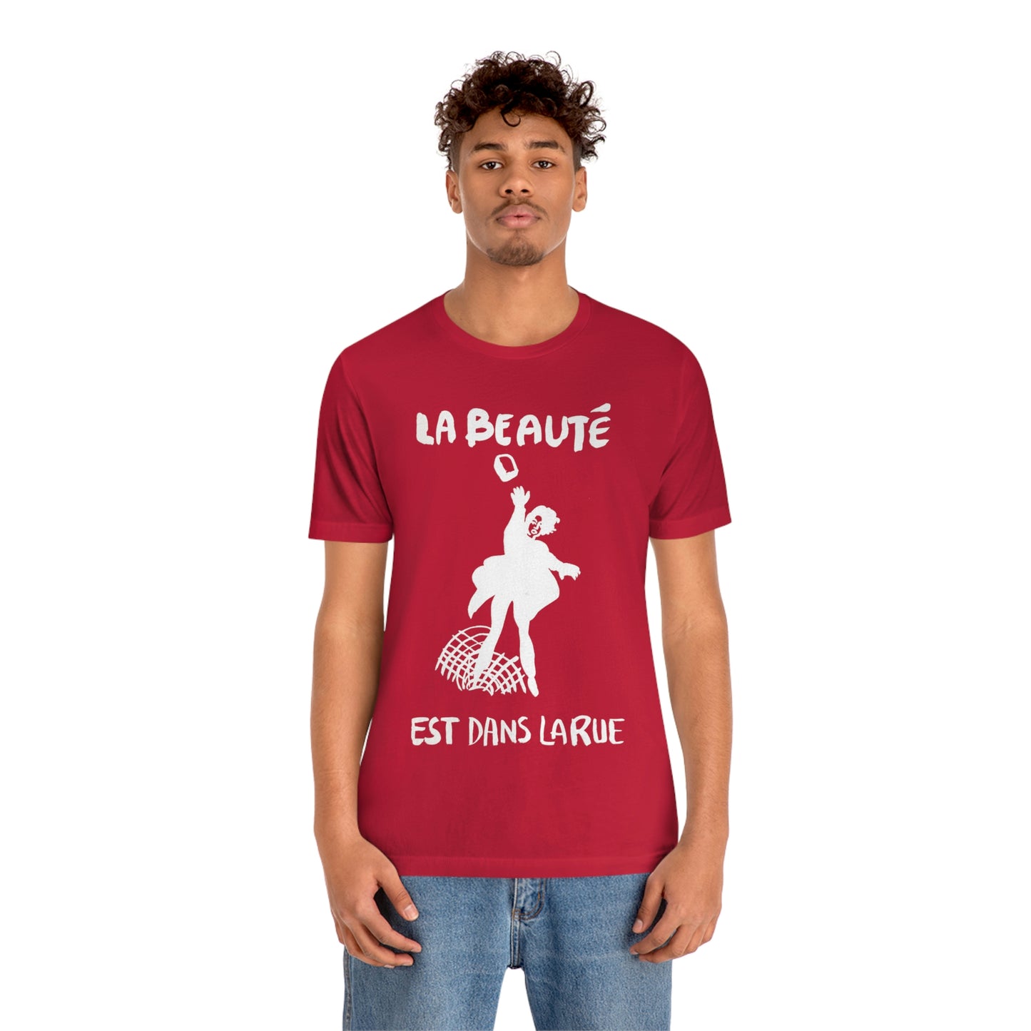The Beauty Is In The Streets - White Print Tee Shirt
