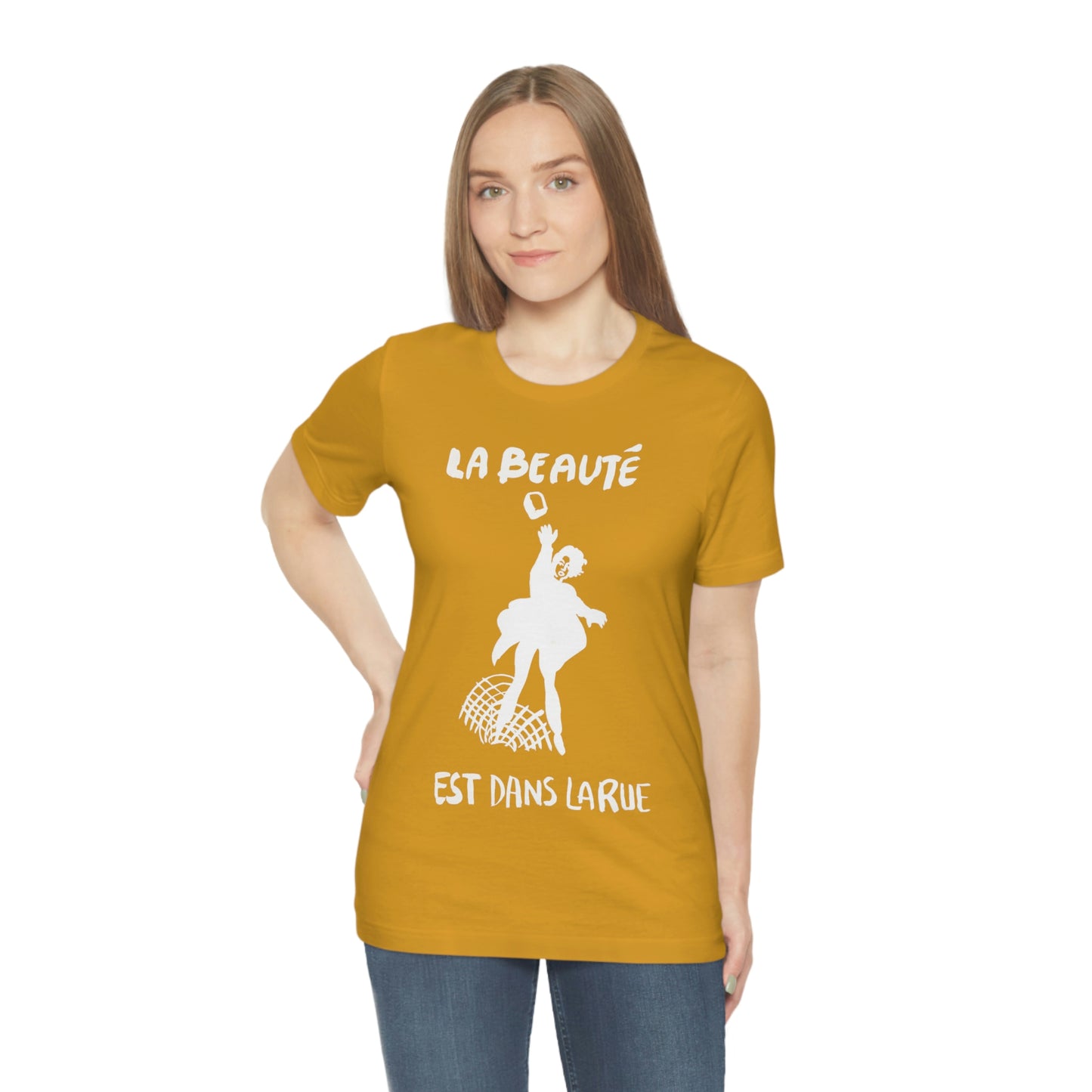 The Beauty Is In The Streets - White Print Tee Shirt
