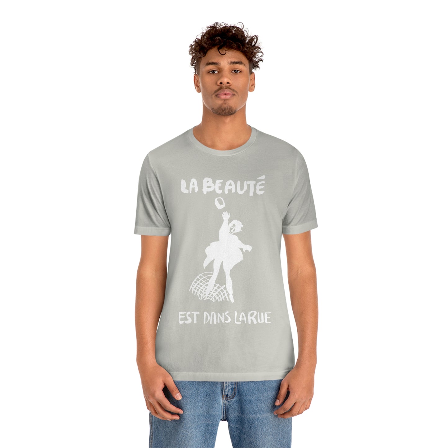 The Beauty Is In The Streets - White Print Tee Shirt
