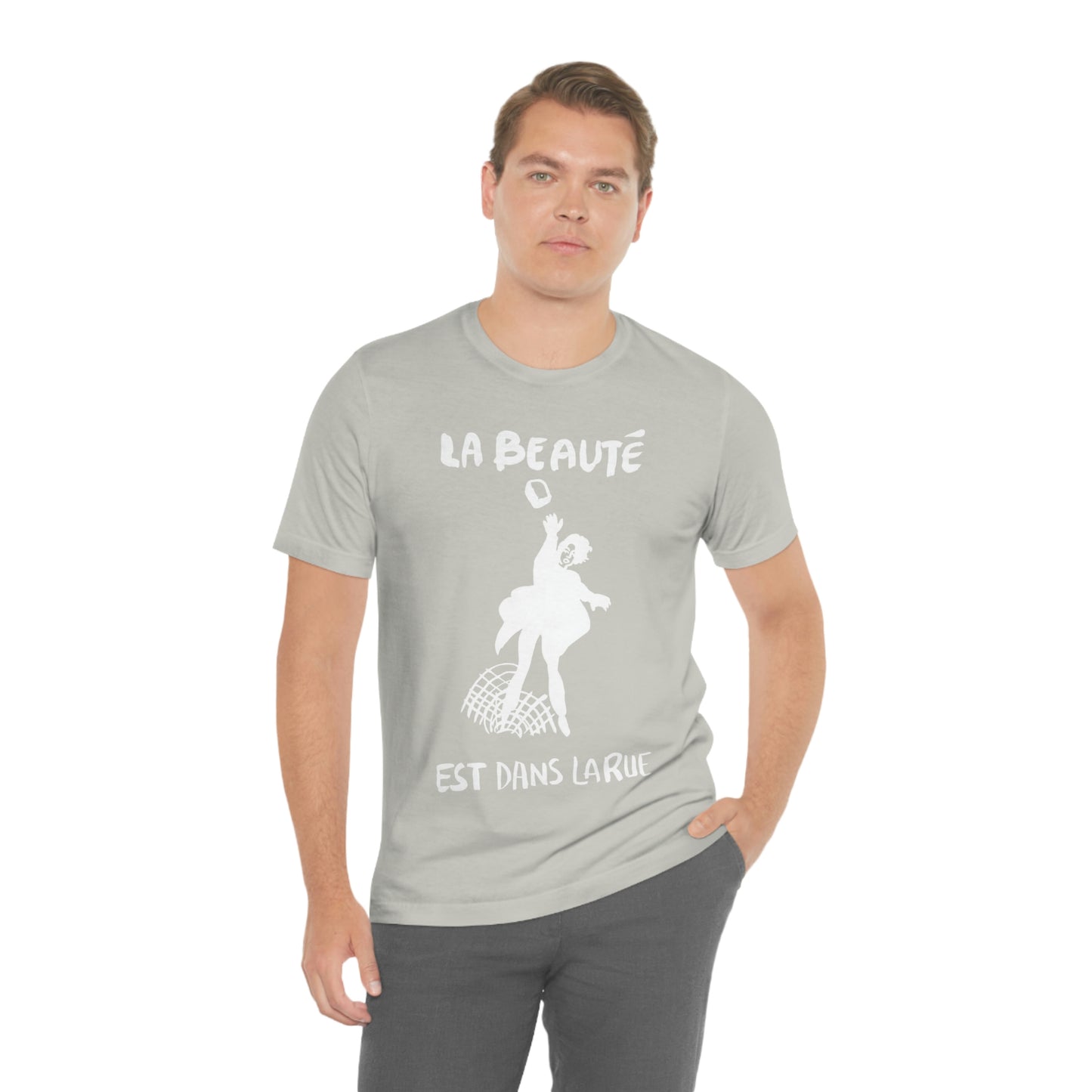 The Beauty Is In The Streets - White Print Tee Shirt