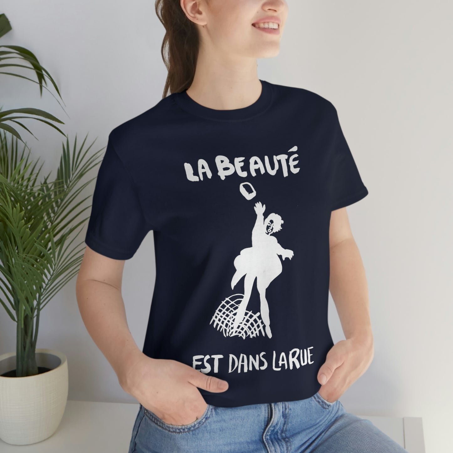 The Beauty Is In The Streets - White Print Tee Shirt