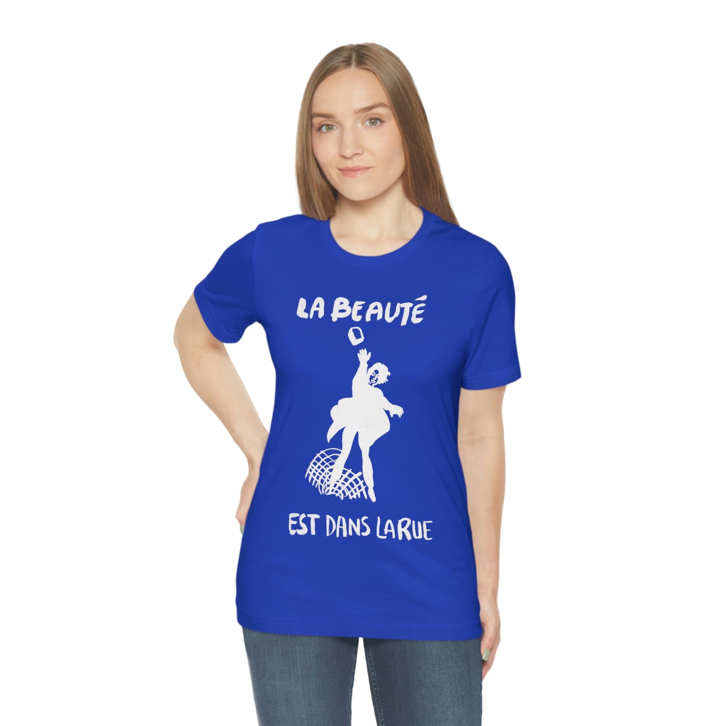 The Beauty Is In The Streets - White Print Tee Shirt