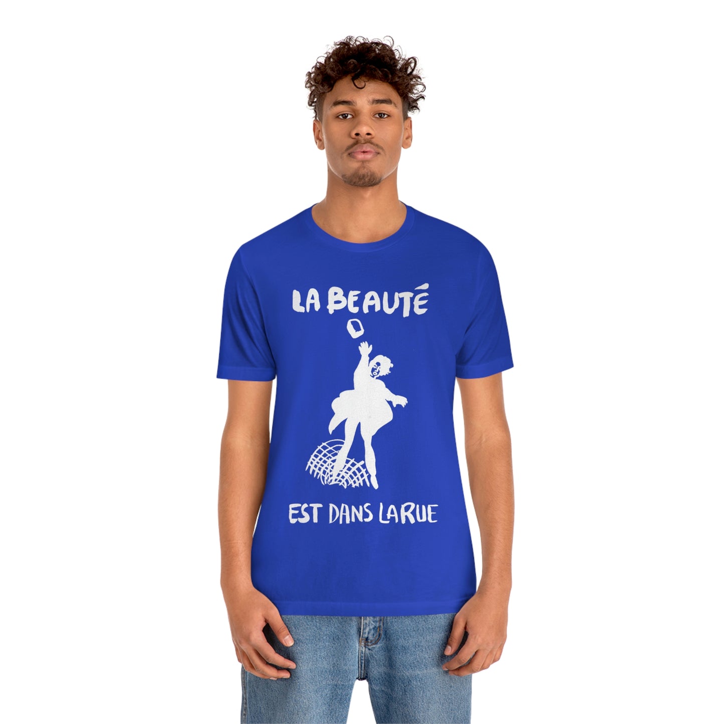The Beauty Is In The Streets - White Print Tee Shirt