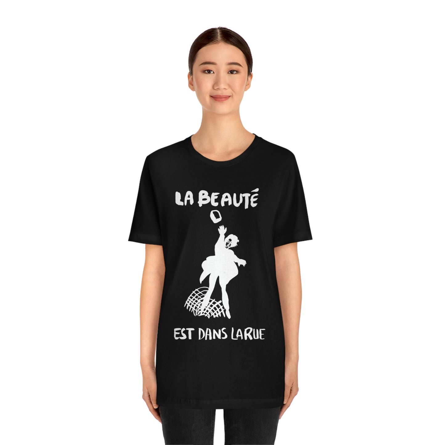 The Beauty Is In The Streets - White Print Tee Shirt