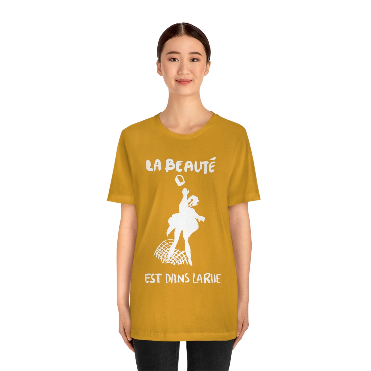 The Beauty Is In The Streets - White Print Tee Shirt