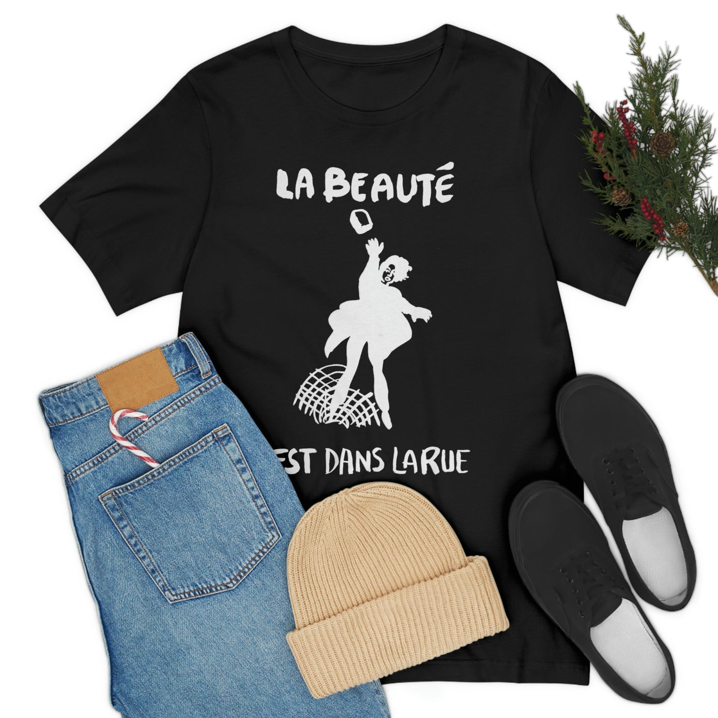 The Beauty Is In The Streets - White Print Tee Shirt