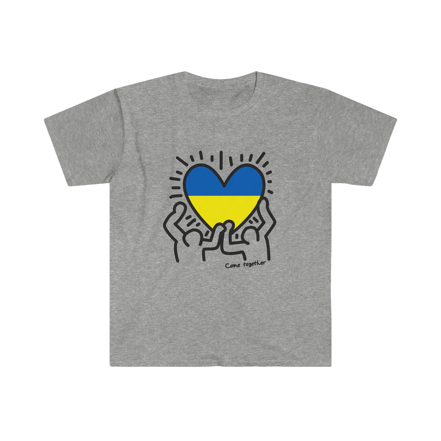 Come Togher for Ukraine - Unisex Softstyle T-Shirt