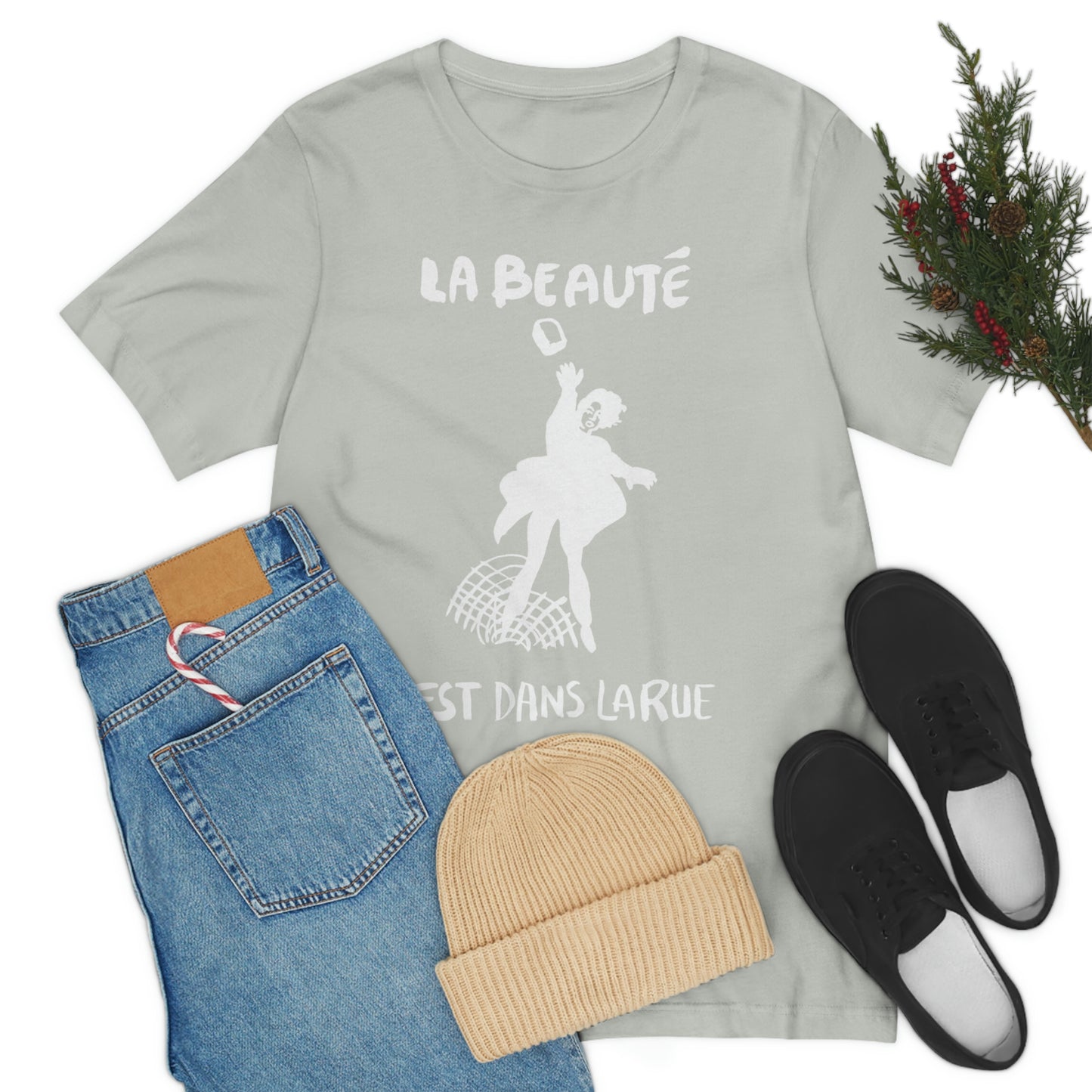 The Beauty Is In The Streets - White Print Tee Shirt