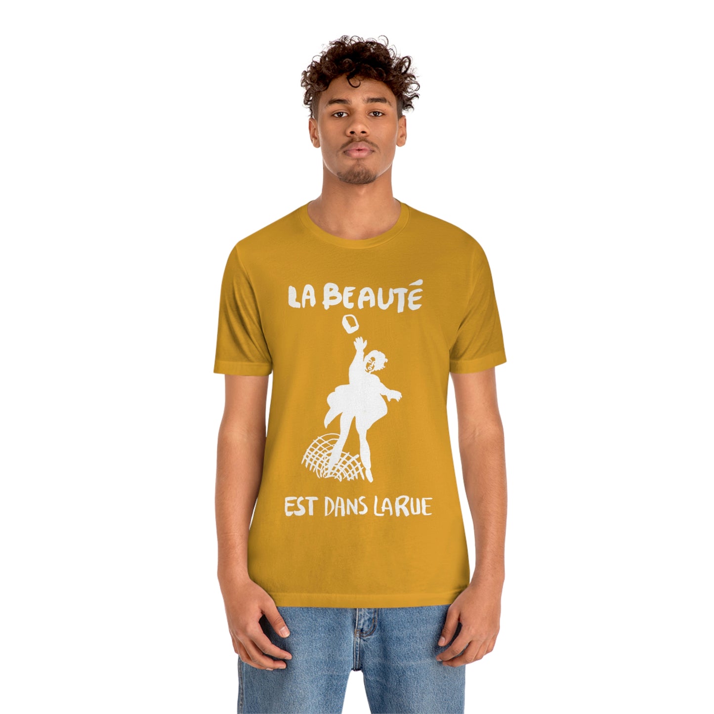 The Beauty Is In The Streets - White Print Tee Shirt